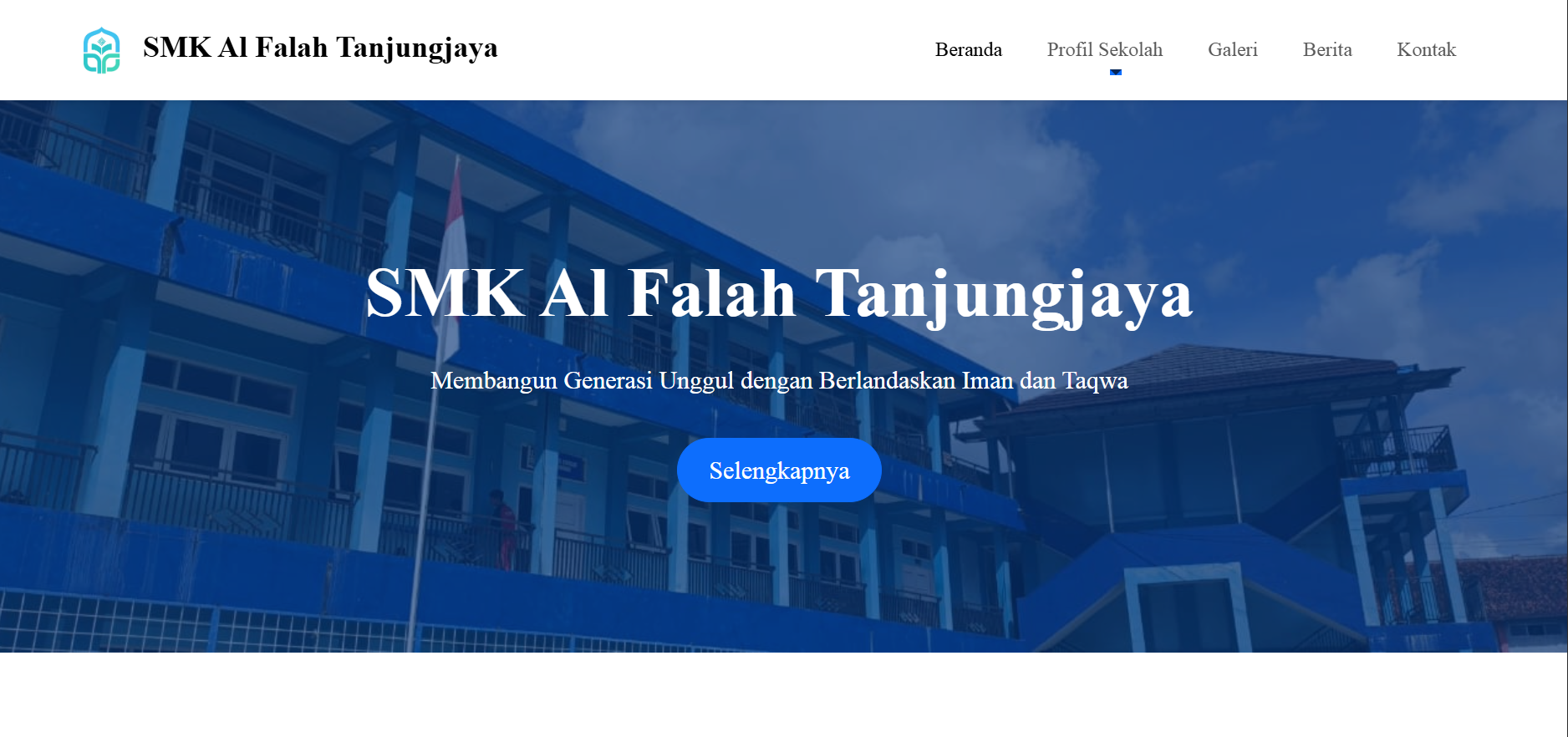 Website Sekolah SMK Al Falah